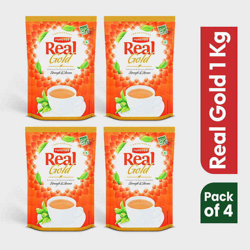 Real Double the combo - Real Gold 1kg (Pack of 4)