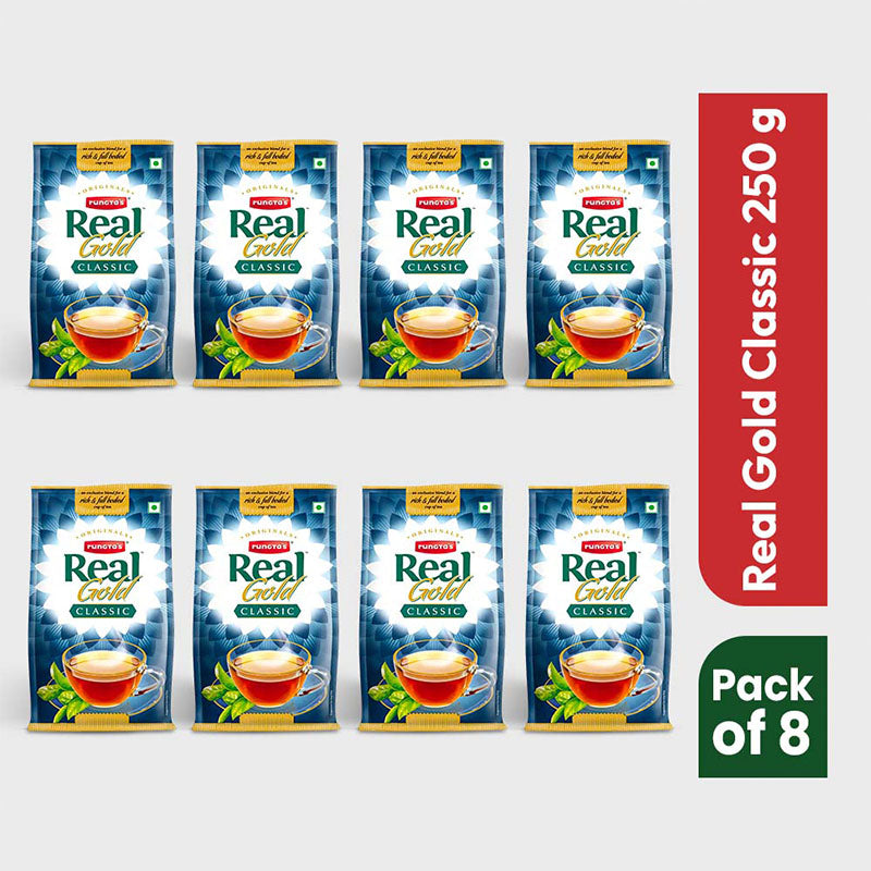 Real Gold Classic Combo 250g (Pack of 8)