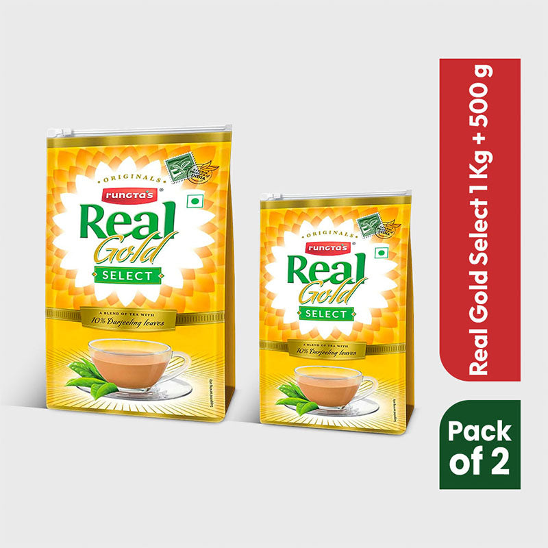 Real Budget Brew Combo - Real Gold Select 1Kg, 500 g (Pack of 2)